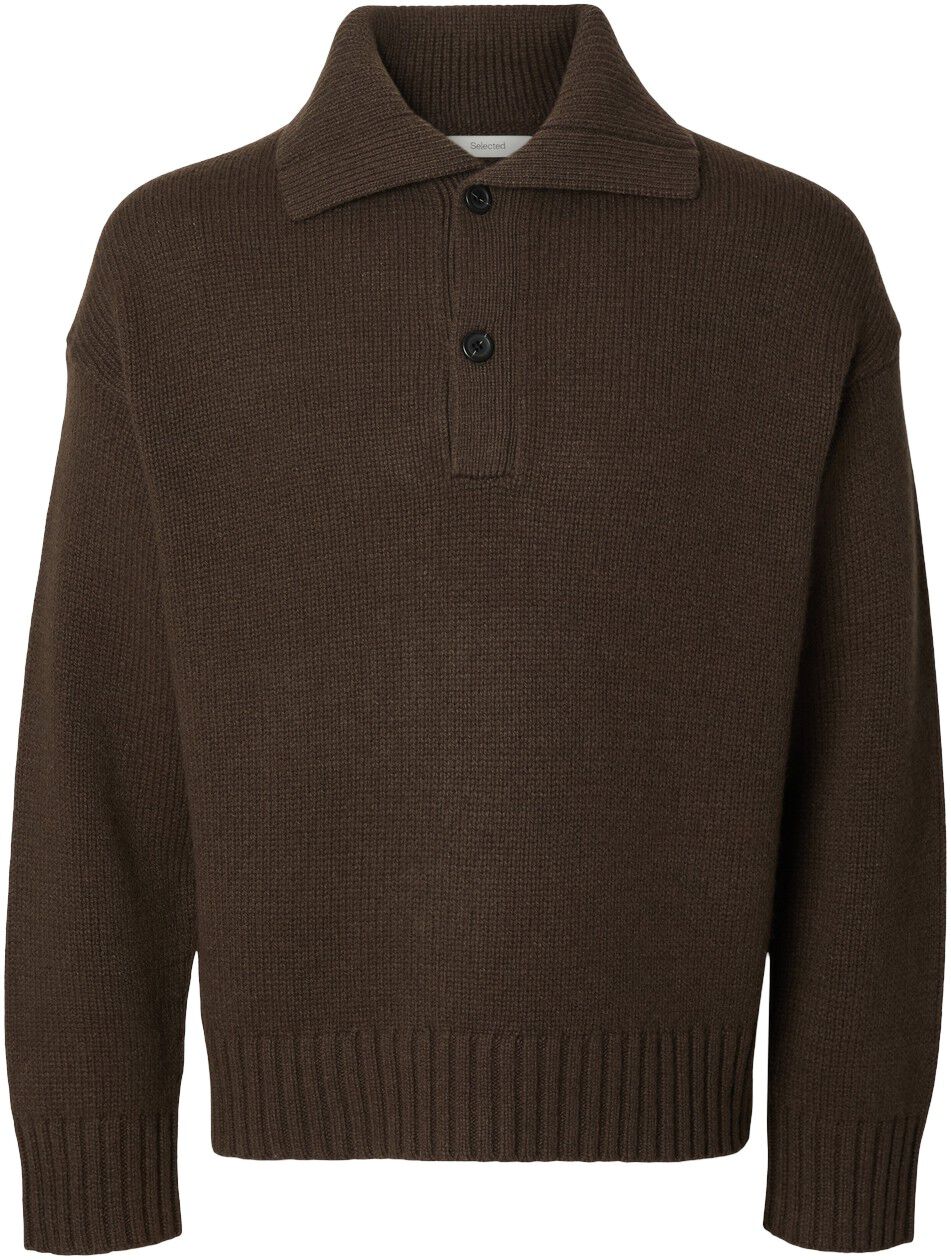 Slmcody Ls Knit Rlx Polo Collar Noos