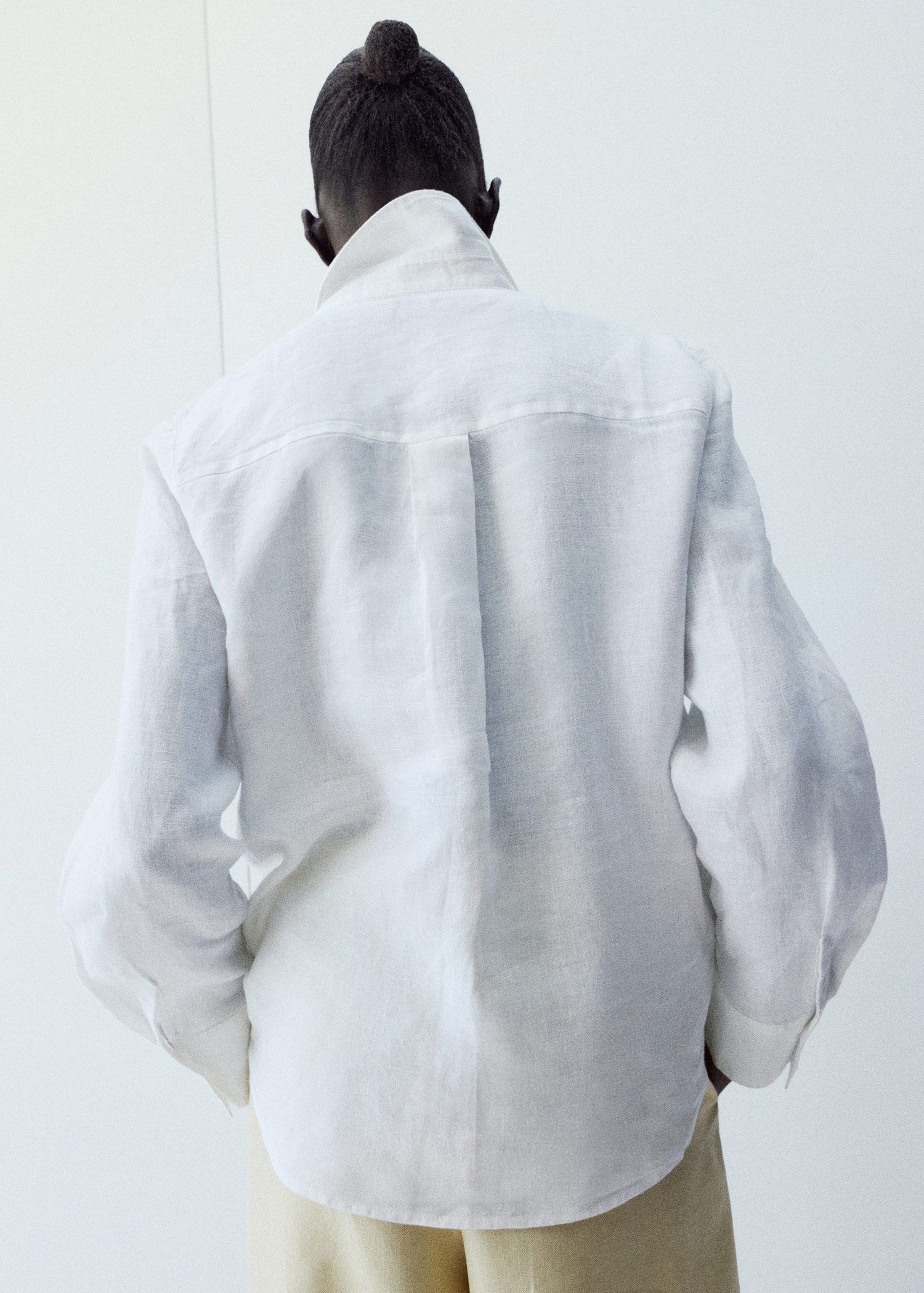 Pocket linen shirt