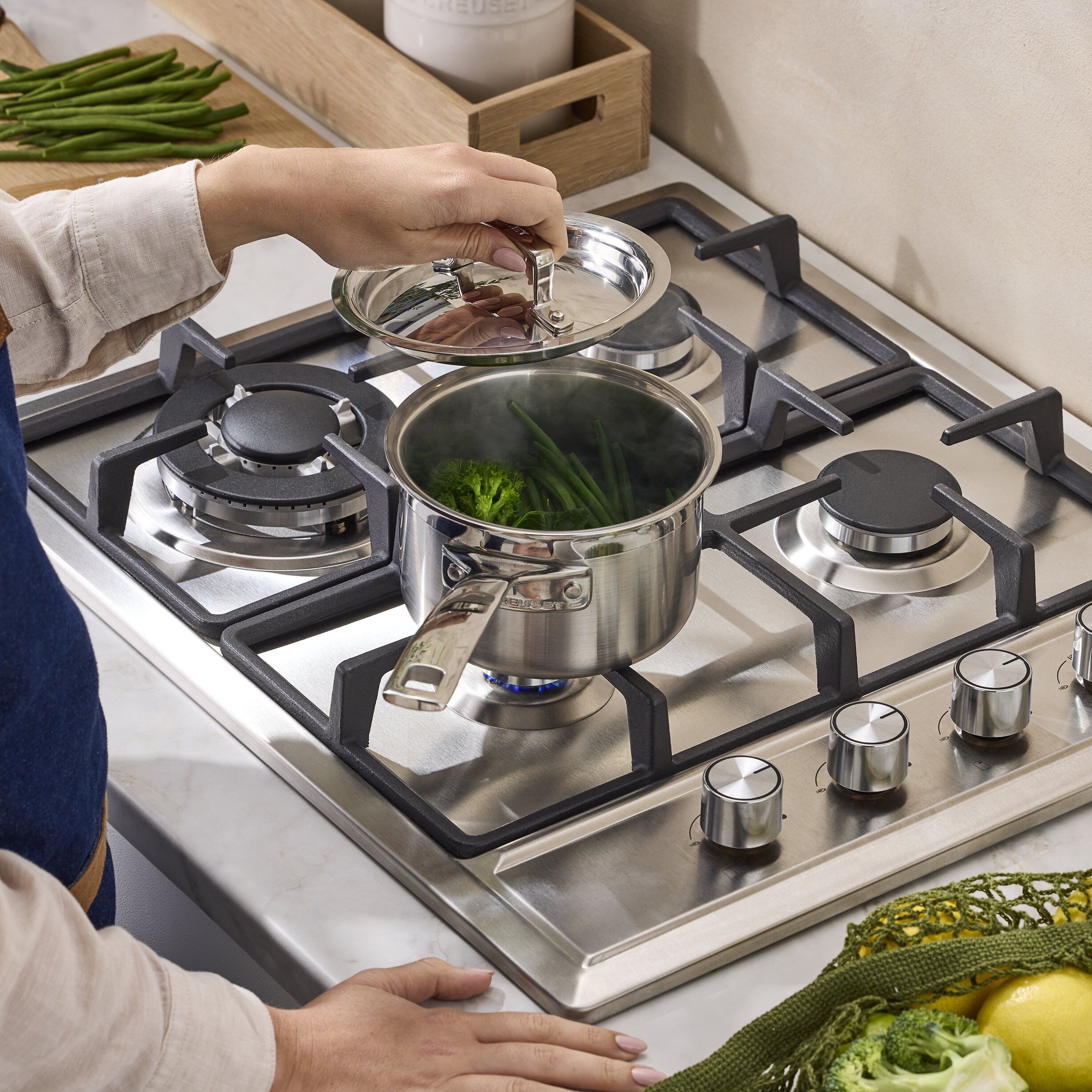 Clas Kasserolle SS 20cm m/l HH