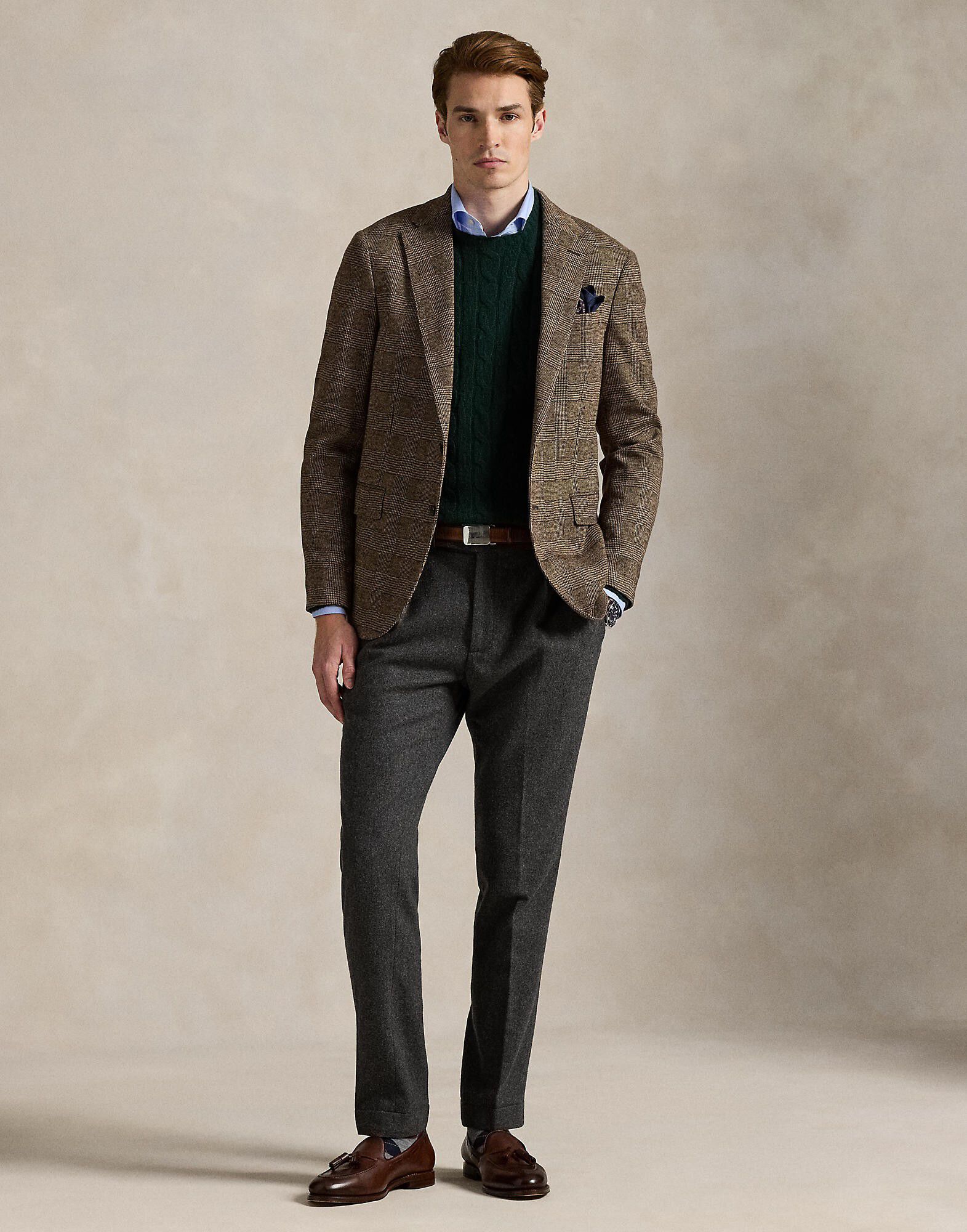 Polo Soft Modern Glen Plaid Sport Coat