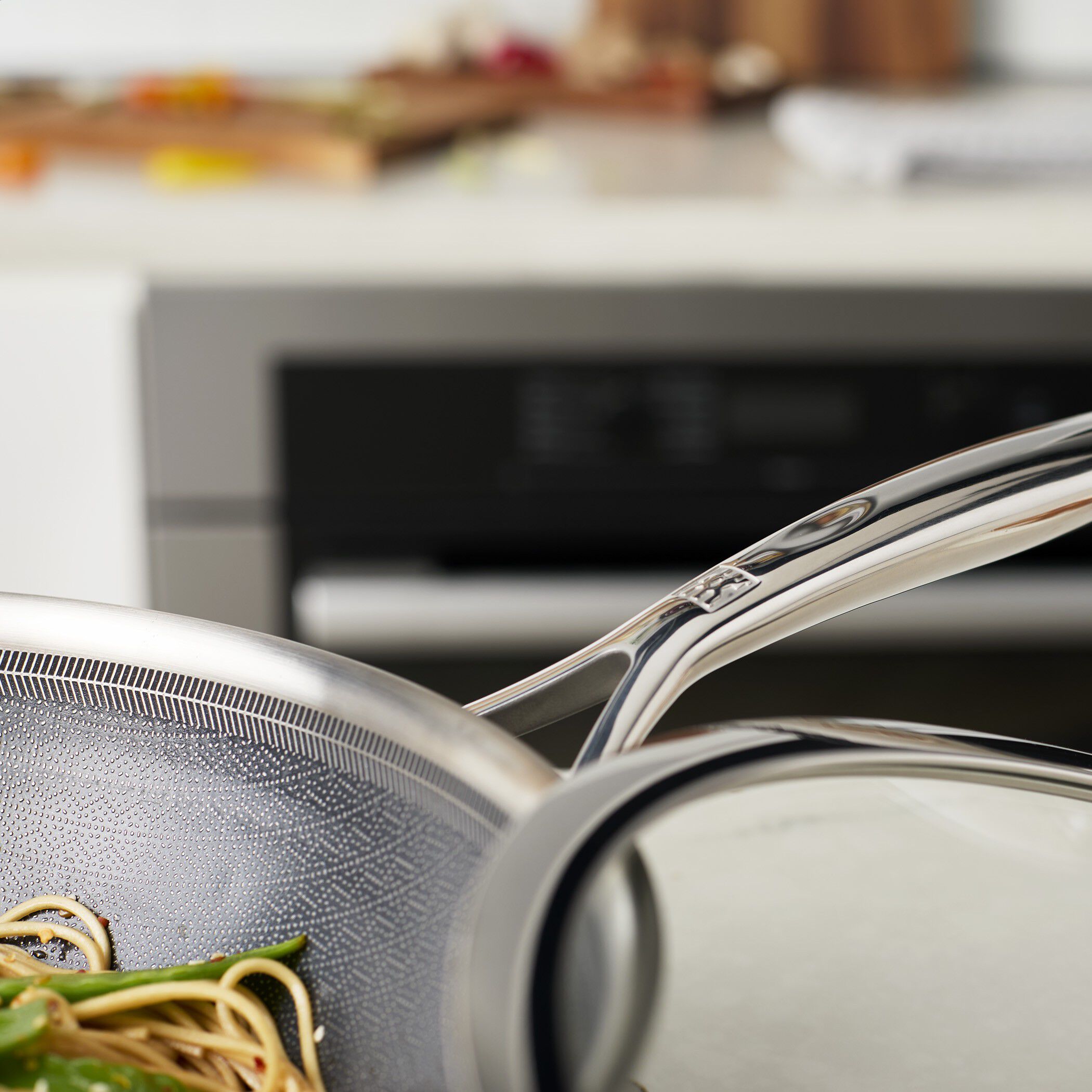 Wok 30 cm, 18/10 rostfritt st&aring;l