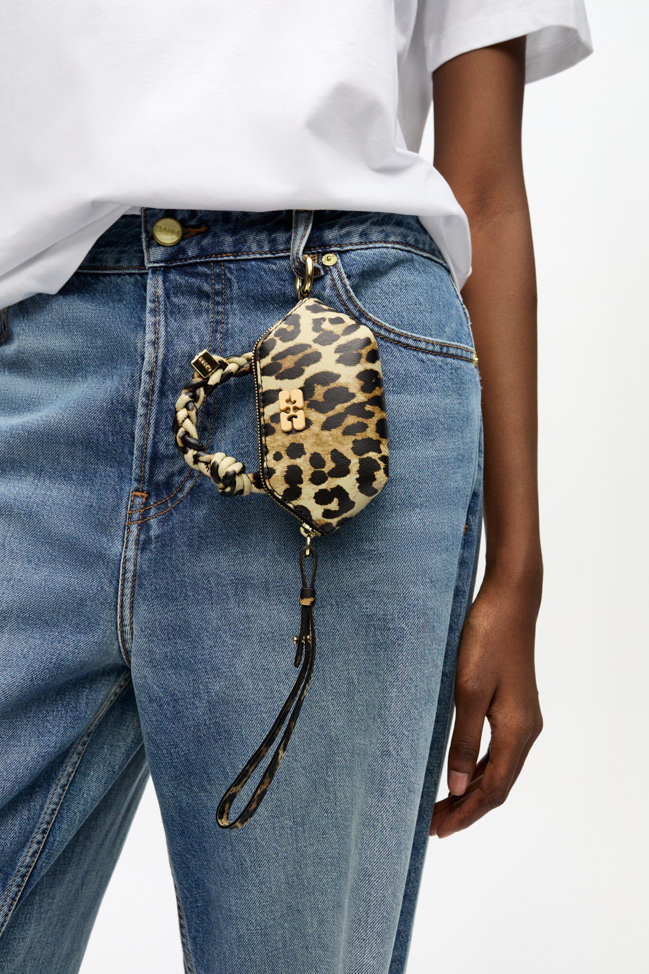 Ganni Bou Bag Nano Print