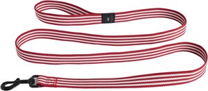 HAY Dogs Leash-Flat M/L-Red and whi