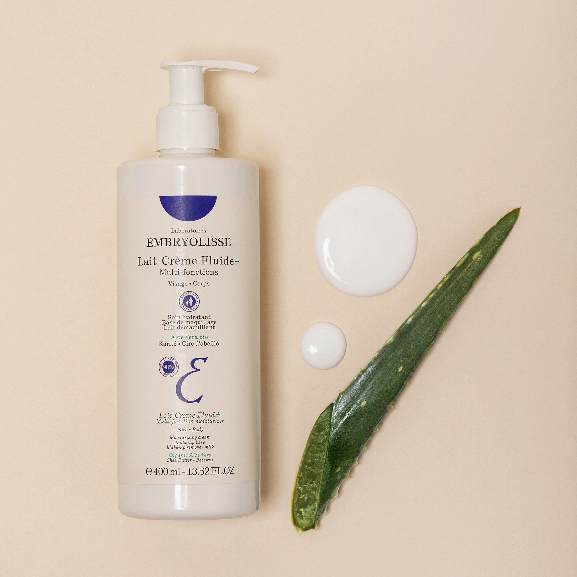 LAIT-CR&Egrave;ME FLUID+ 400 ML