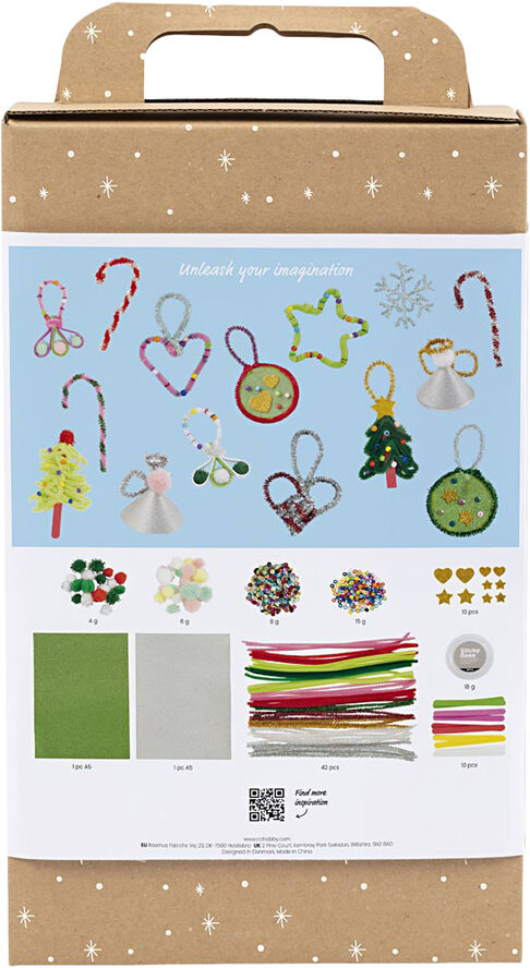 DIY Mix Farverig Jul, Julefigurer