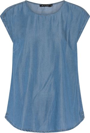 Blouse_ Soft Denim Look