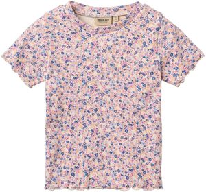 Kort&aelig;rmet Rib T-shirt Alicia