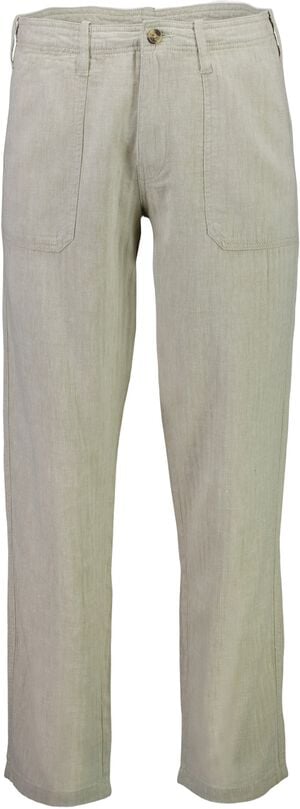 Linen blend herringbone pants
