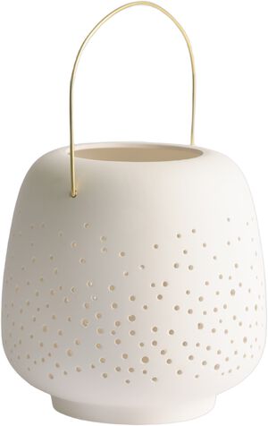 Ceramic lantern, big, 20x20 cm