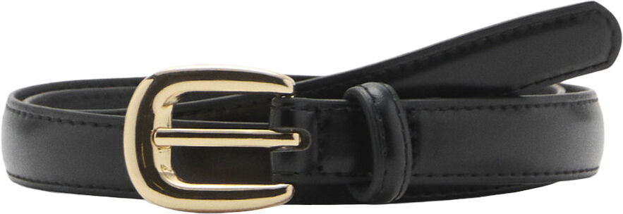 Buckle skinny belt