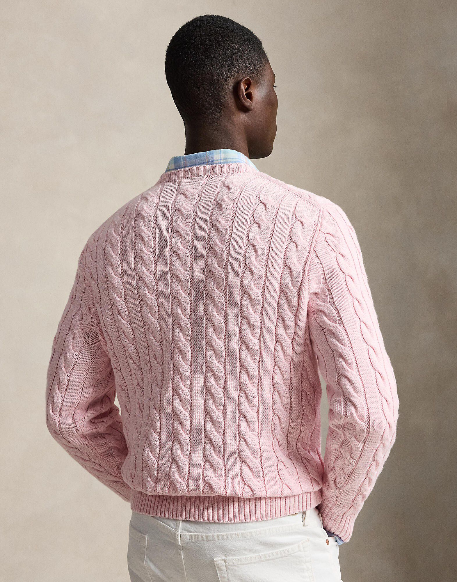 Cable-Knit Cotton Sweater