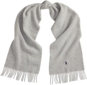 Fringe-Trim Wool Scarf