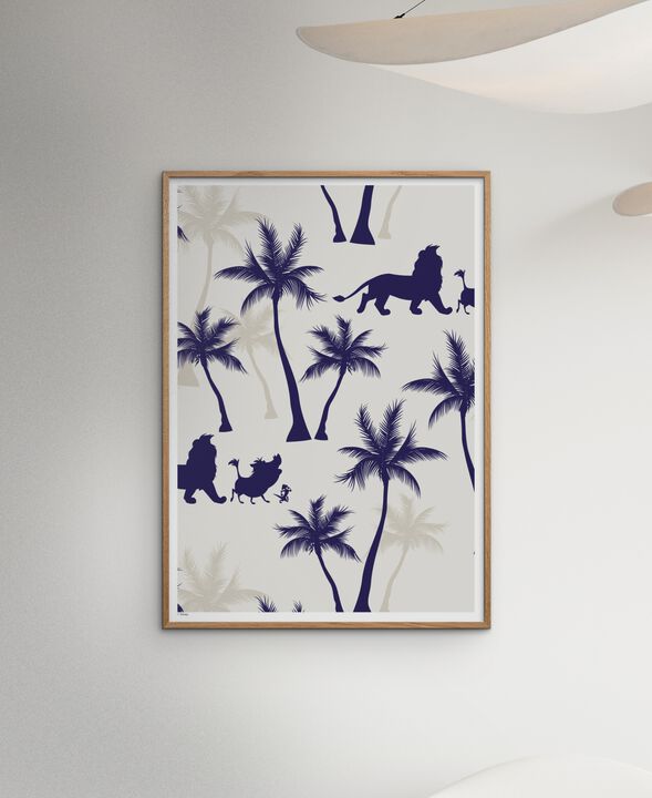 Disney Ð The Lion King Blue Palms