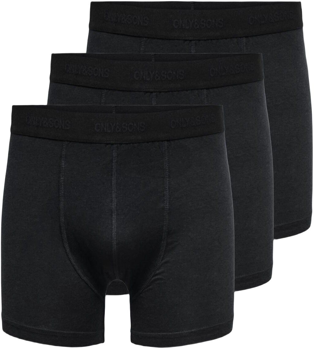 ONSFITZ BAMBOO BOXER LOGO 3-PACK NO