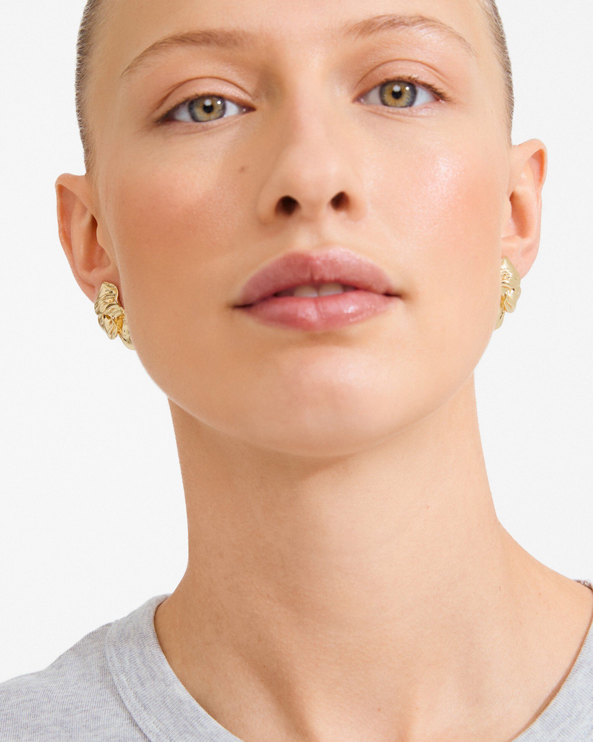 SOLARI earrings gold-plated