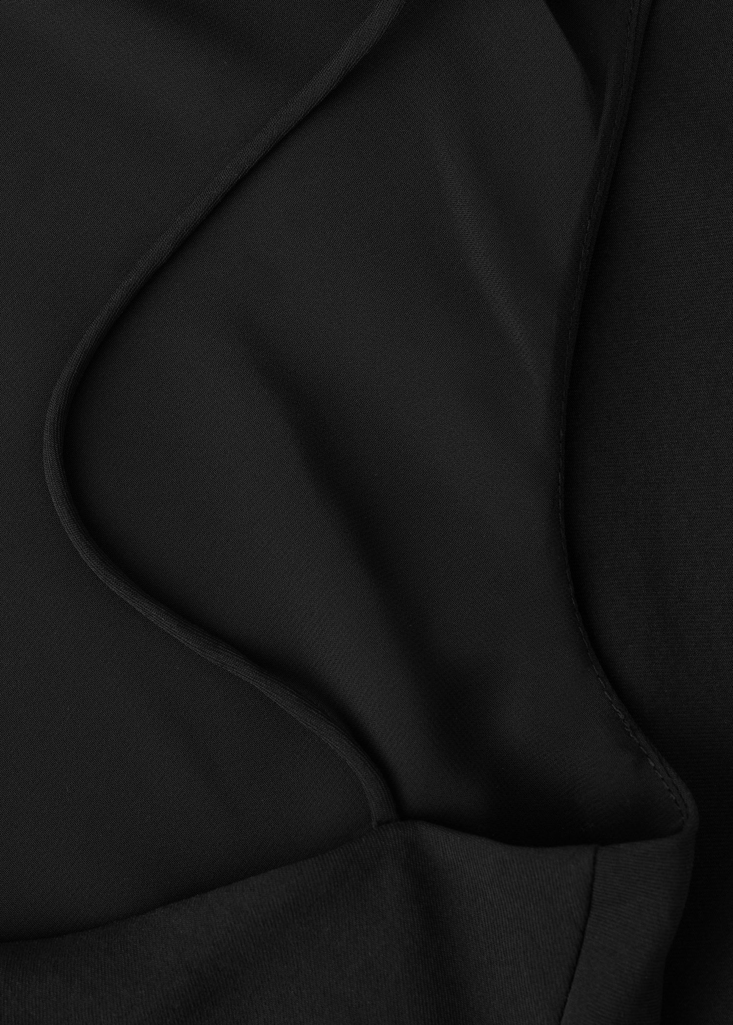 Midi-dress with back neckline