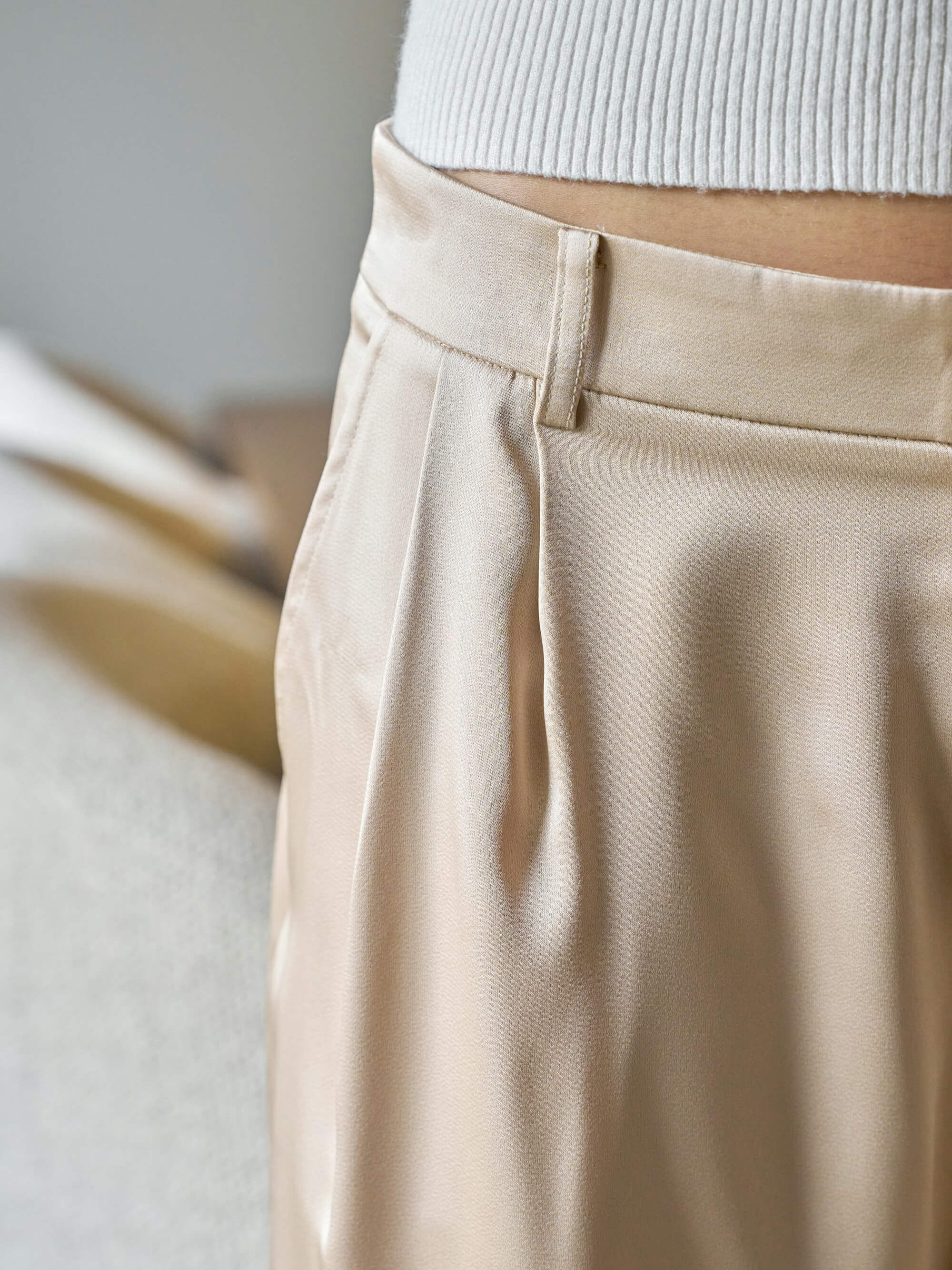 Fayla Drapy Satin Balloon Pants