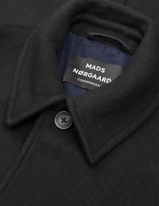 Compact Wool Curtis Coat