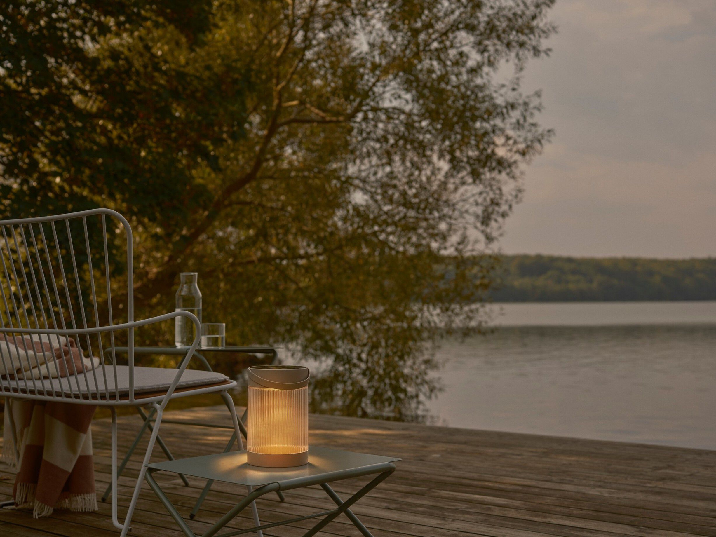 Coupar Solar | Bordlampe | Sandfarvet