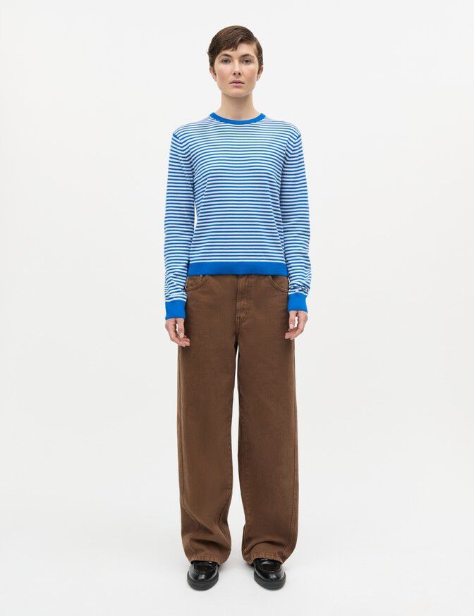 Fine Merino Emma Stripe Knit