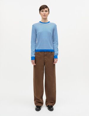 Fine Merino Emma Stripe Knit