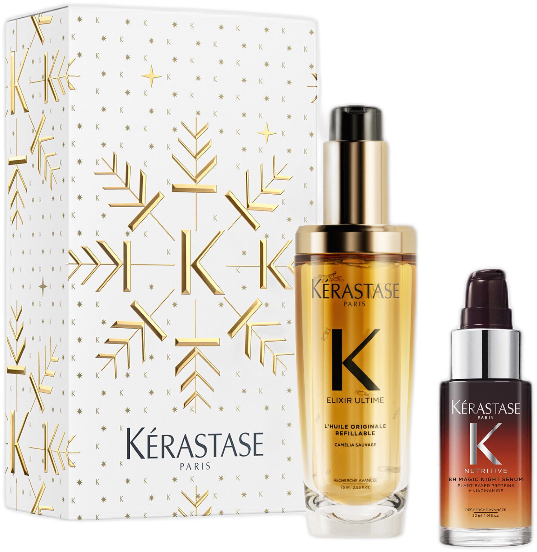 Elixir L'Huile Originale + 8H Magic Serum Holiday Set 2026