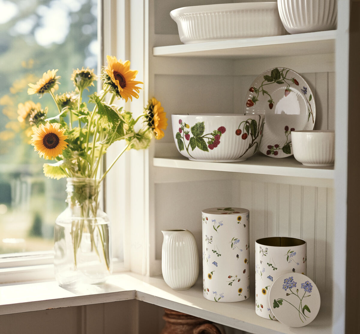 Hammersh&oslash;i Summer Tallerken &Oslash;22 cm wild flowers