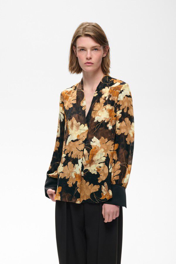 MASONIW V-NECK BLOUSE