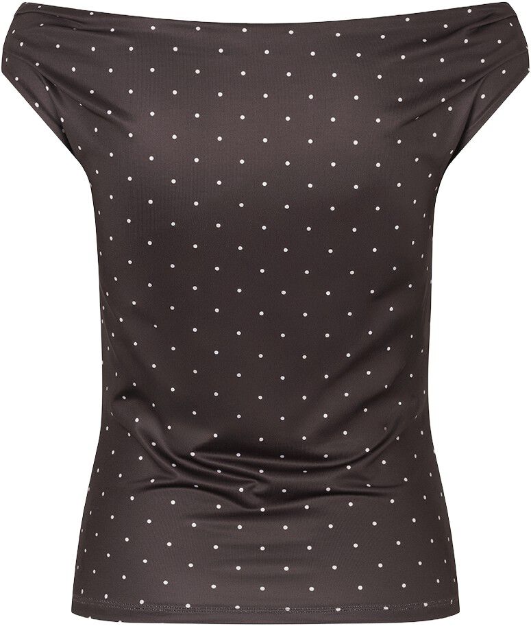 Himamd print off-shoulder top