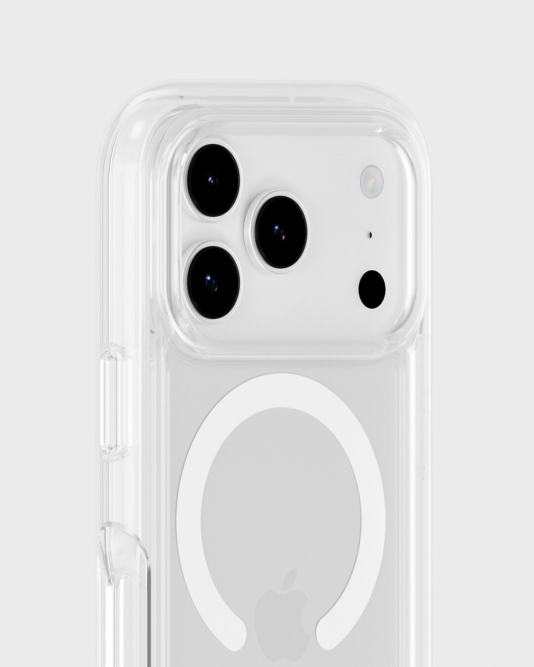 Chunky Case MagSafe Compatible iPhone 18 Pro Max/17 Pro Max White/Tran