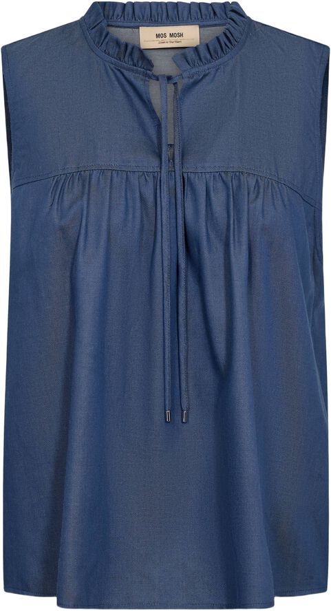 MMSolandra SL Denim Blouse