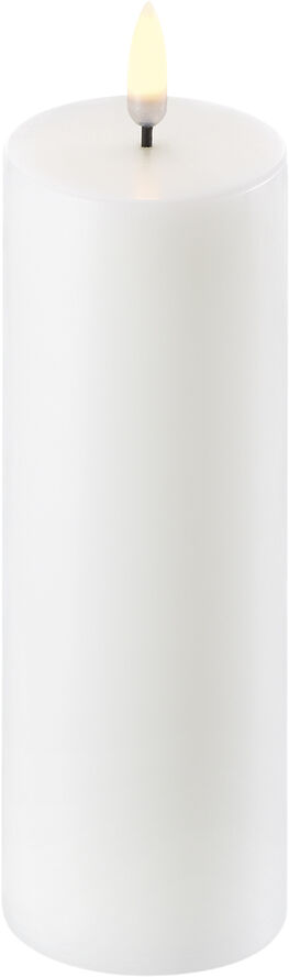 UYUNI Lighting - LED Pillar Candle - Nordic White - 5,8 x 15 cm