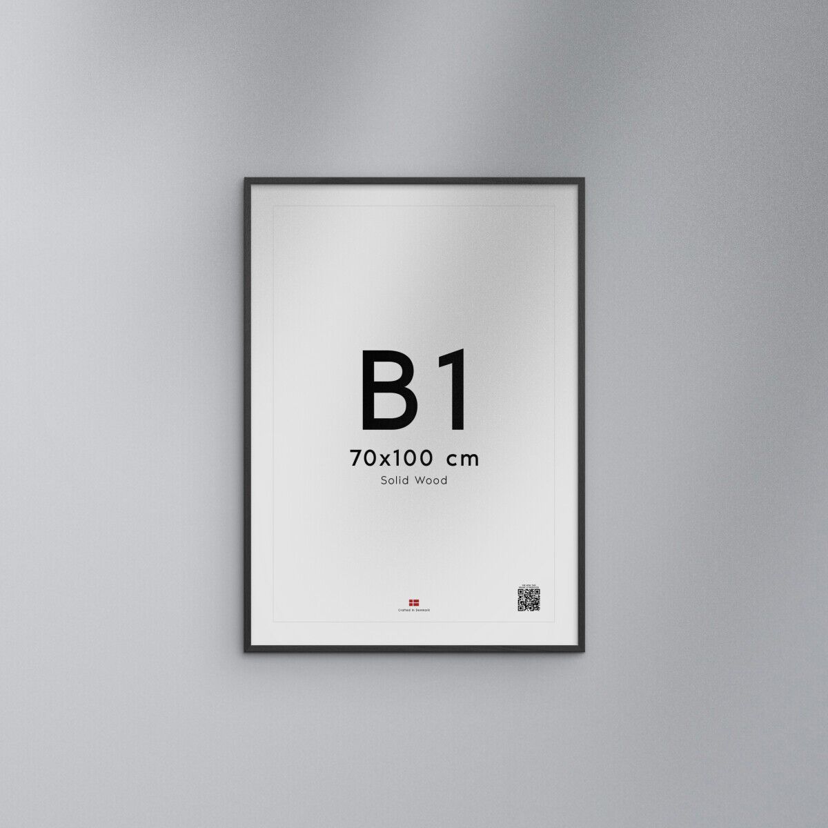 Poster&Frame - Oak black 70x100cm