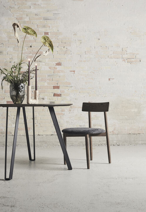 Spisebordsstol Tetra - Brun/Granit