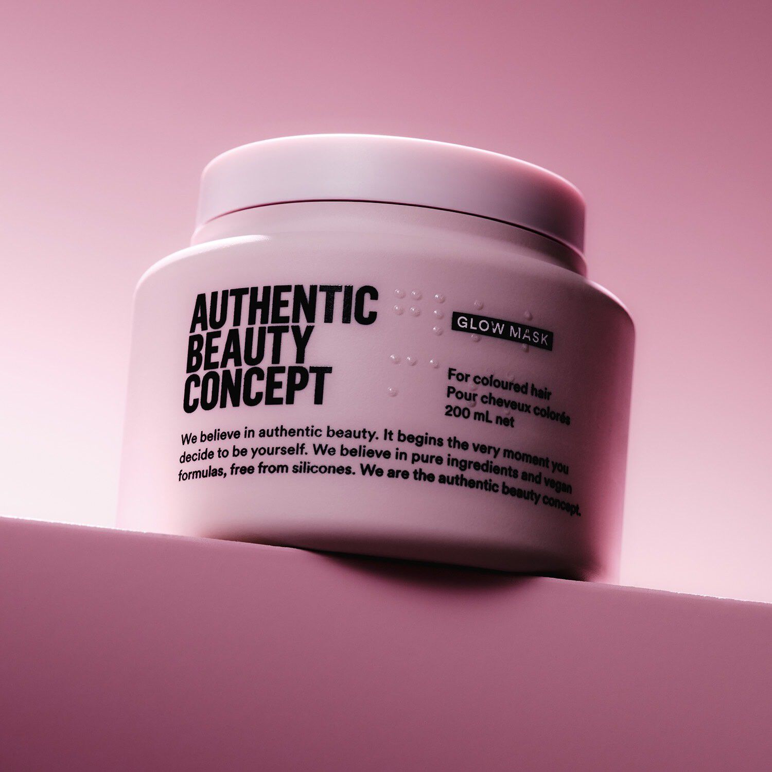 Glow Mask - Intensivt glansgivande mask f&ouml;r f&auml;rgat h&aring;r