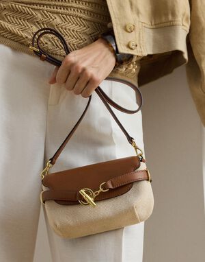 Canvas Small Blaike Crossbody Bag