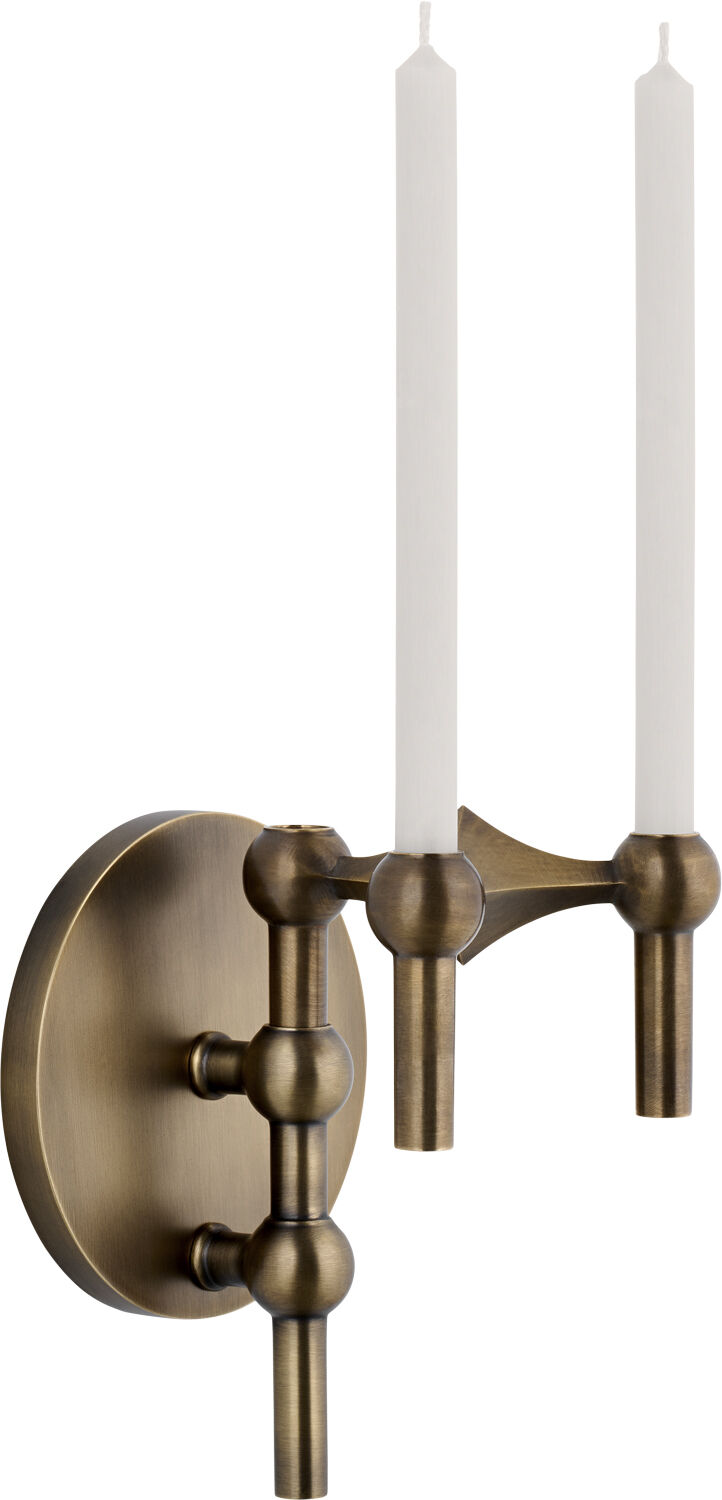 STOFF Nagel wall hanger - bronzed brass/bruneret messing