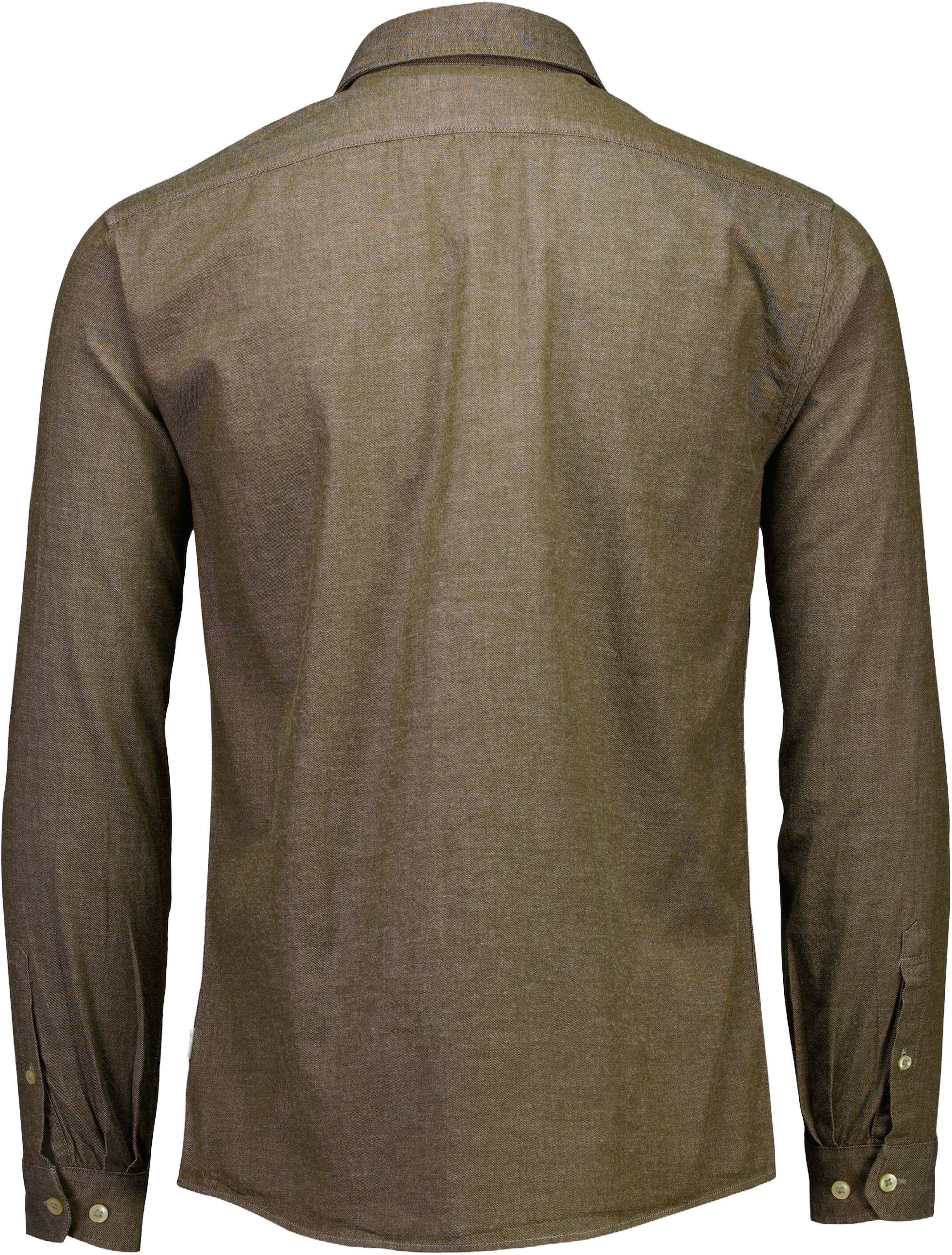 Soft indigo stretch shirt L/S