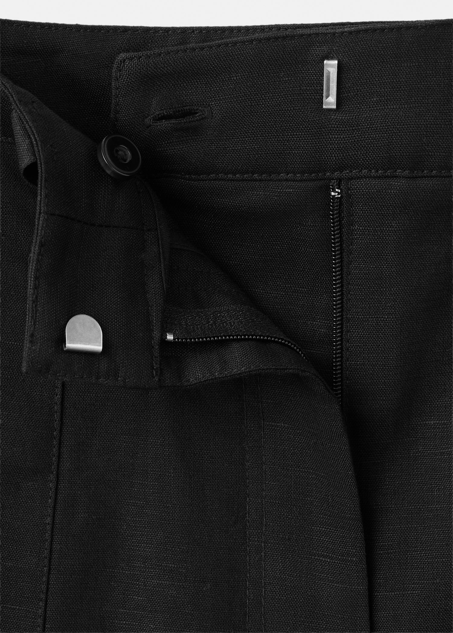 Linen balloon trousers