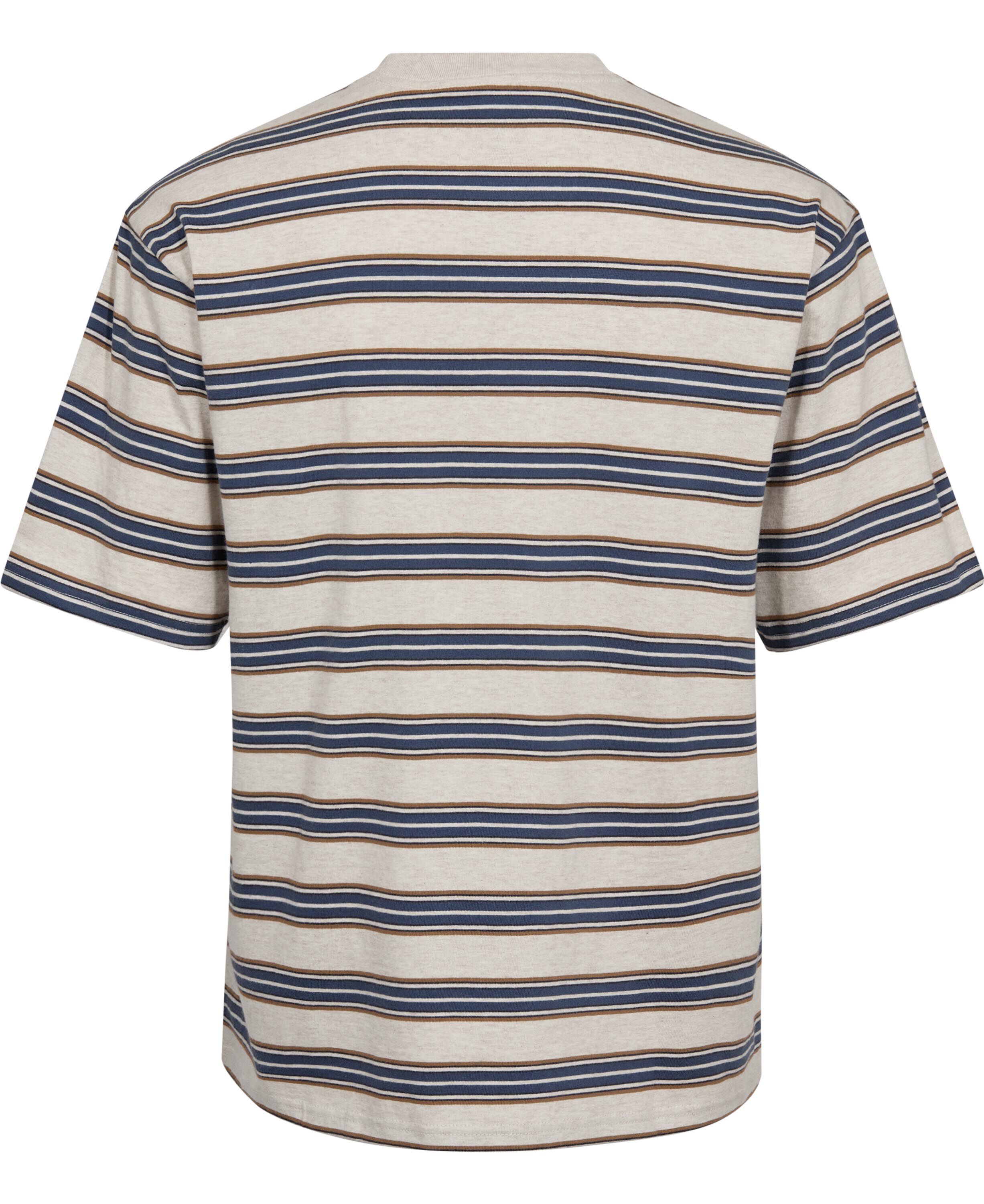 SS WORKWEAR TEE CASPIAN STRIPE