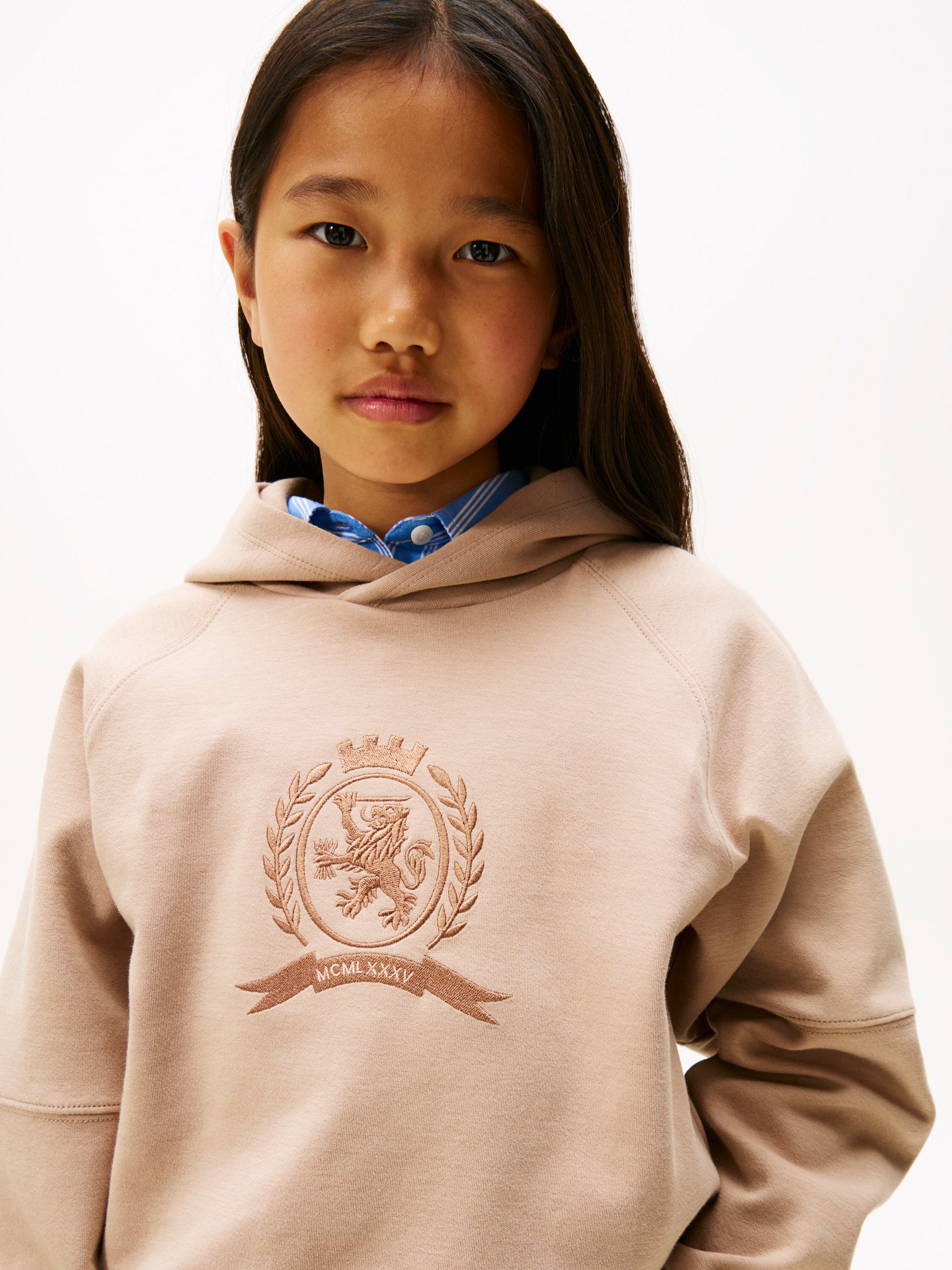 TONAL CREST HOODIE