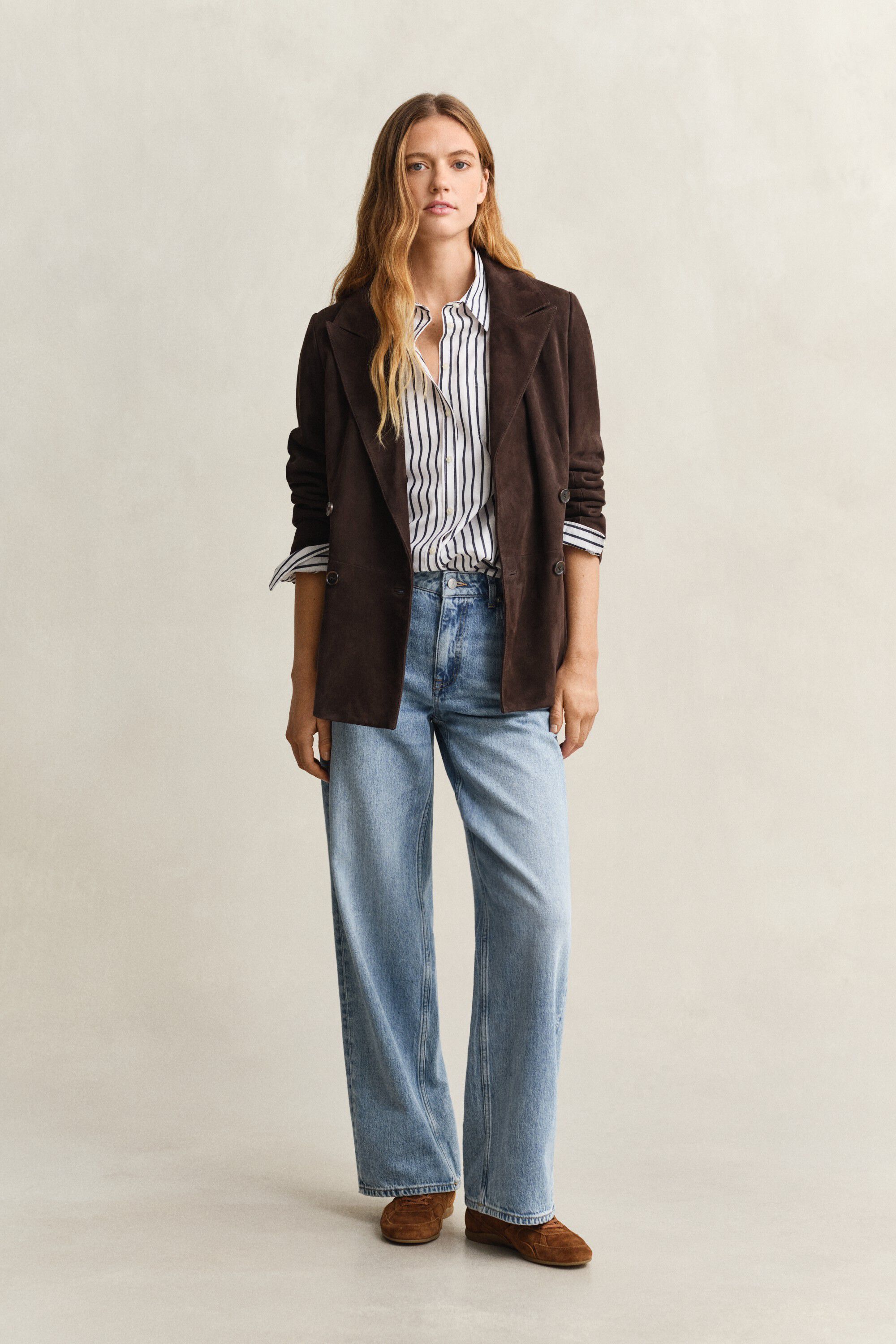 REL CLASSIC POPLIN STRIPED SHIRT