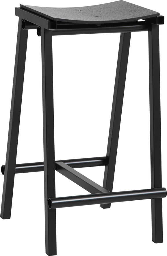 Taburete 8 Bar stool Low Black powd