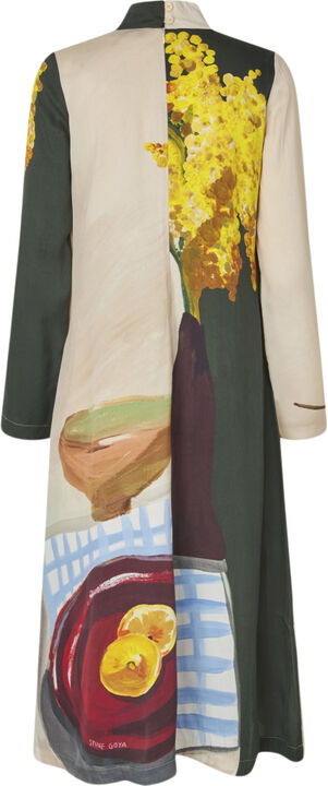 Long Sleeve Midi Dress, 2263 Dry Viscose