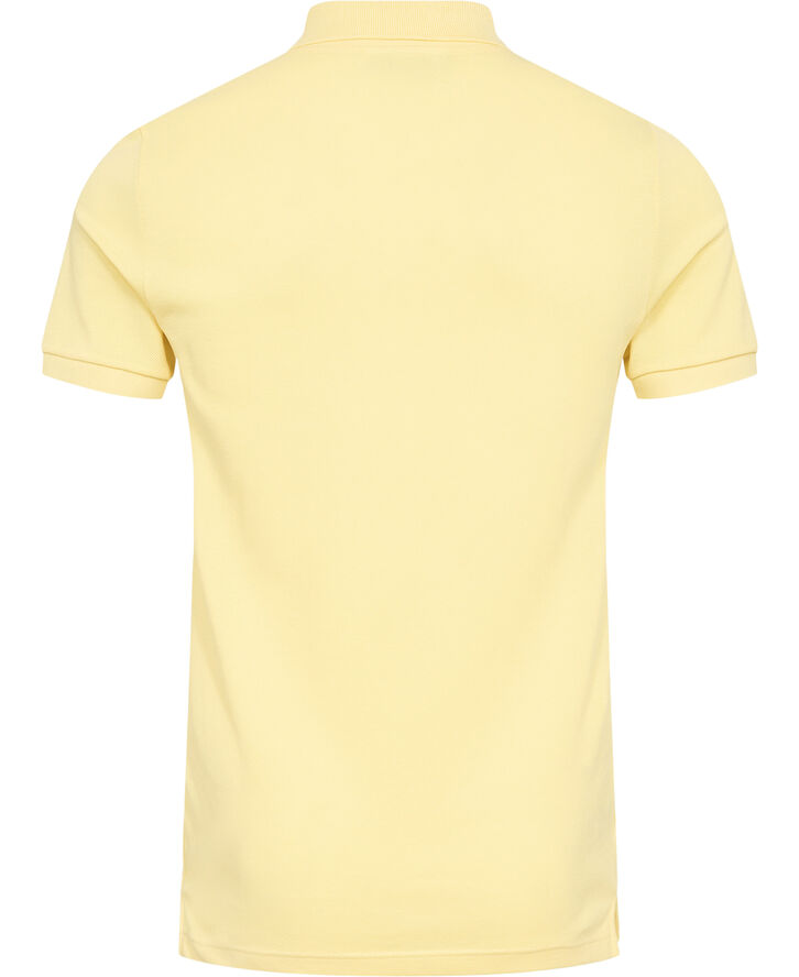 SHORT SLEEVED RIBBED COLLAR SHIRT