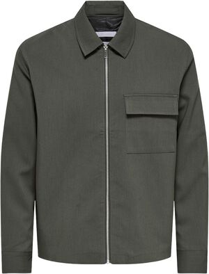 ONSWILL REG 0292 ZIP OVERSHIRT FRML