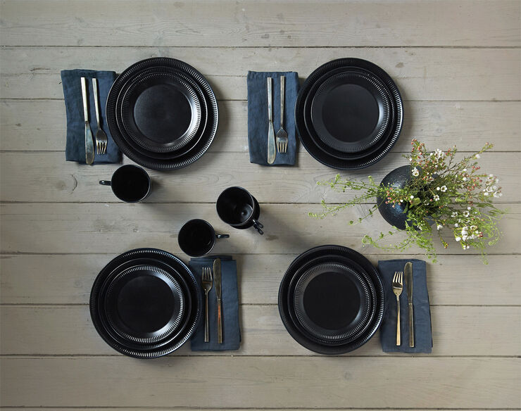 Knabstrup tallrik Ø 22 cm black