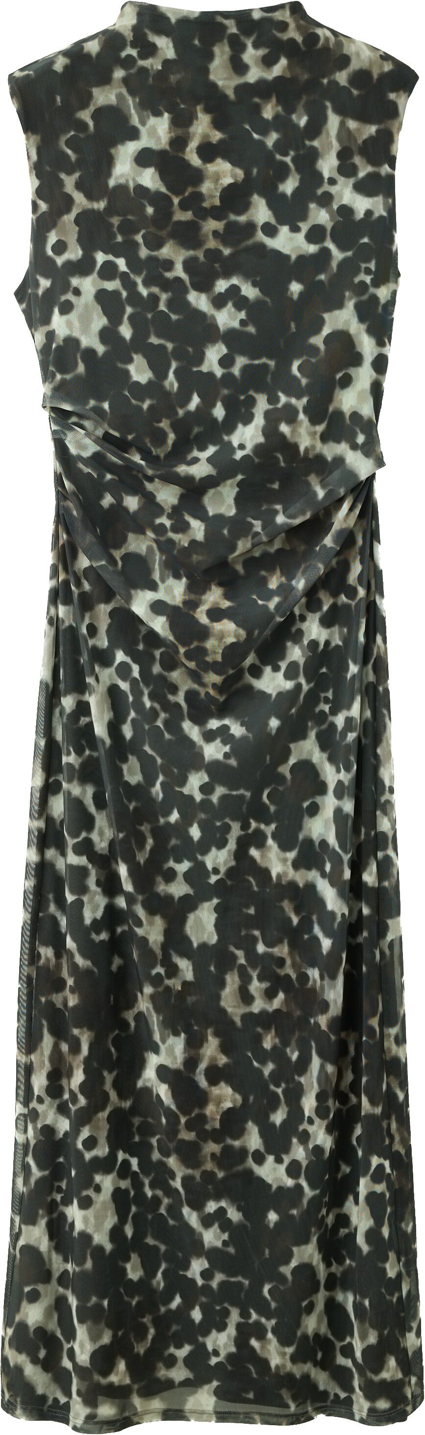Printed mesh dress