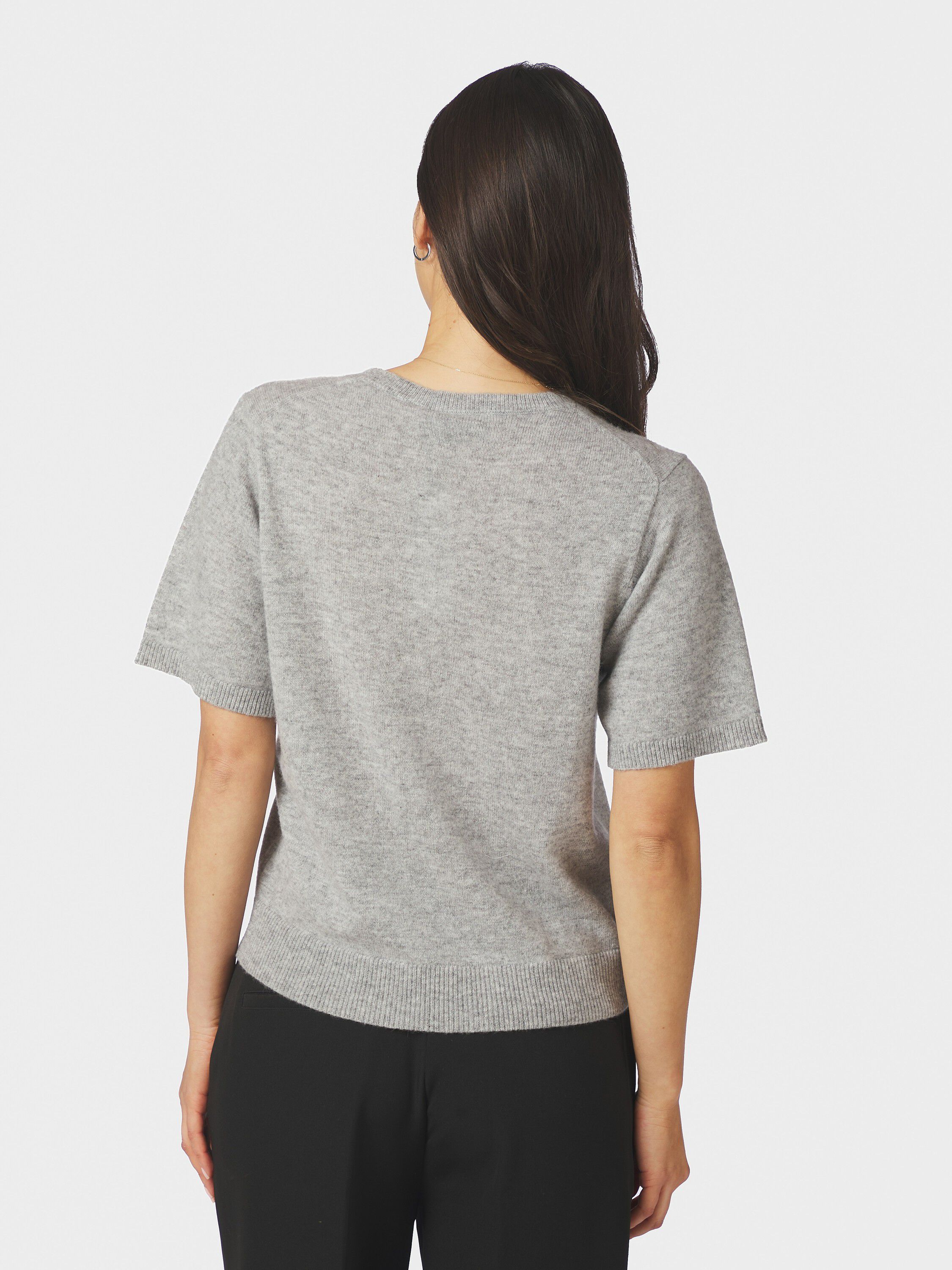Missy yllestickad t-shirt