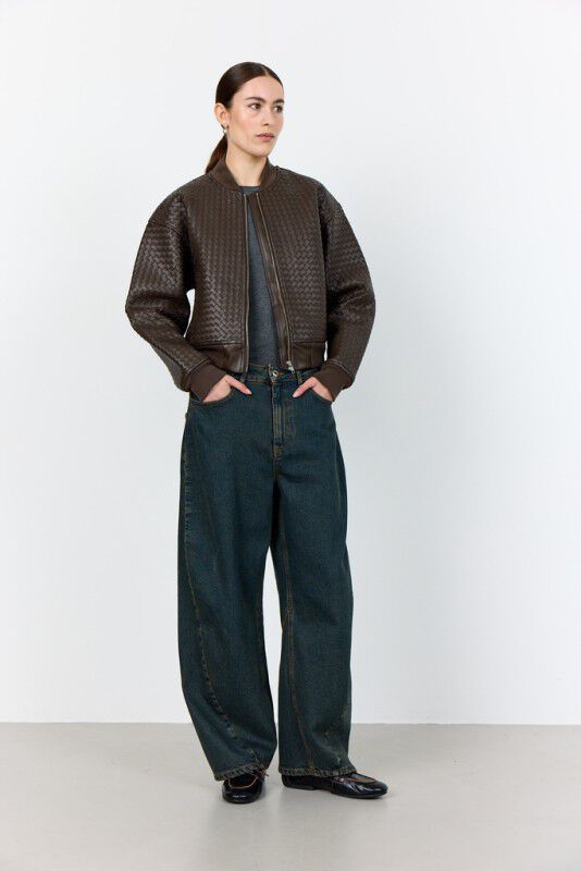 LR-NANELLE 1 Jakke M&oslash;rk brun